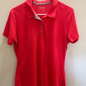 Adidas Women's Bright Red Polo